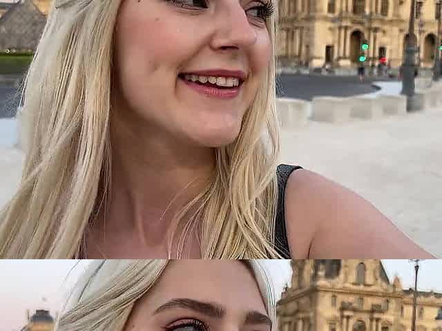 I drilled a random man on my weekend in Paris and let him cum on me - Eva Elfie