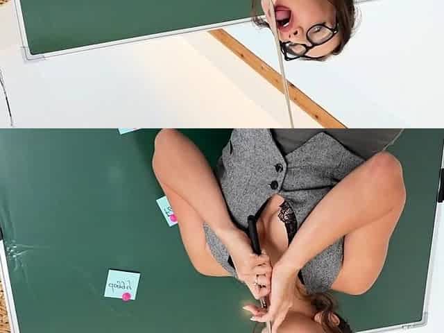 Teacher Gets Her Tight Pussy Fucked Hard in Classroom