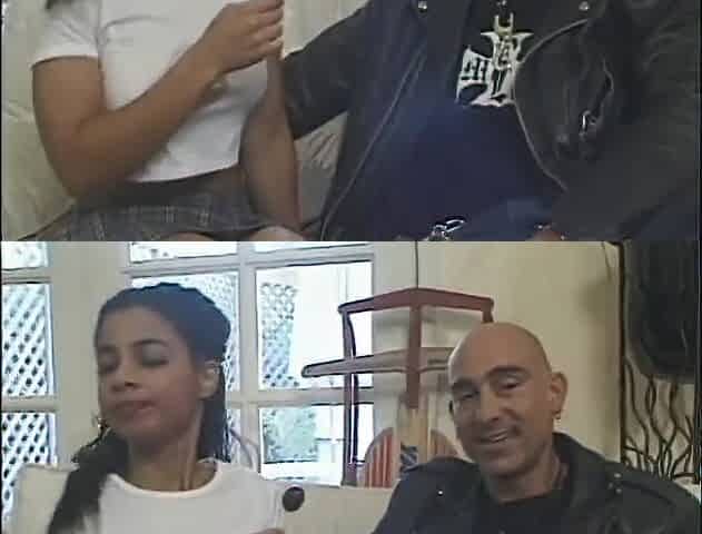Hairless white chap has interracial sex with sexy ebony whore