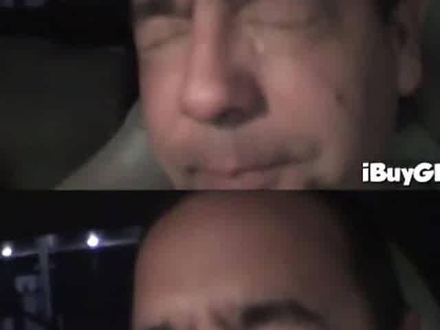 Riley Evans doxy sucks knob in moving car