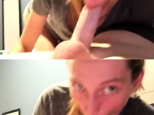Teen Babe Shows Off Her Amazing Blowjob Skills