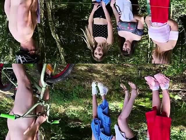 Insta bae CFNM giving head outdoor group