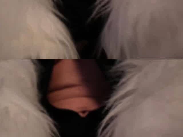 This naughty loves to fuck at night, with her pussy full of