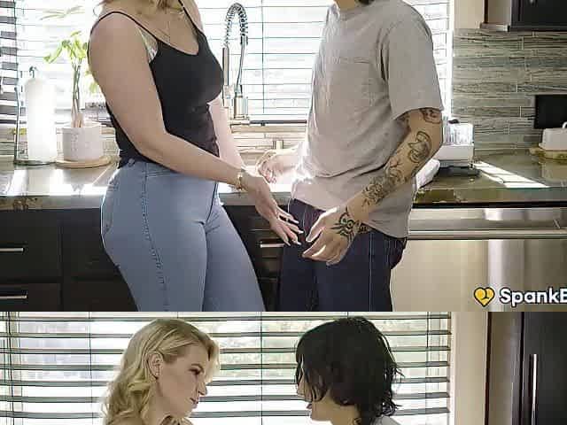 SPANKBANG GOLD - "It Could Just Be Our Little Secret" - Blond Stepmilf Wishes Stepson's Penis
