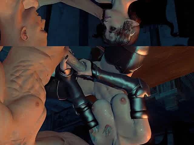 Manga l Elf l Large tits l Large Knob