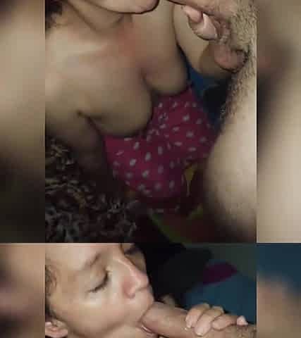 MILF Likes to Suck Big Cock and Take Cum Before Going to Slep