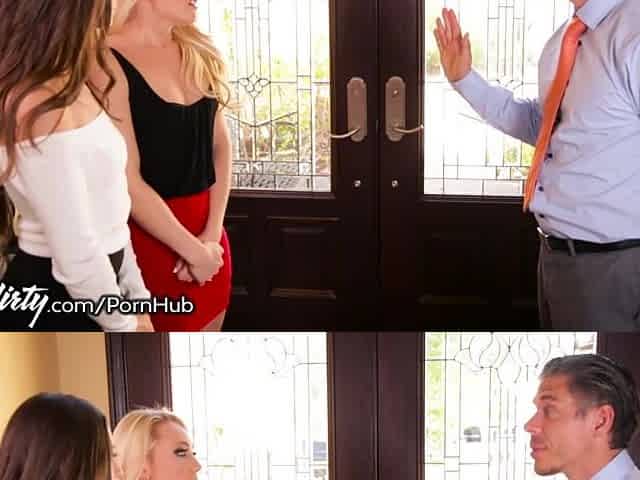 Horny Interns Fight Over a Dick