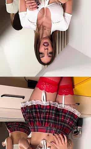 Big boobs milf masturbates with her dildo