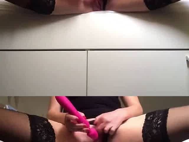 British MILF Masturbates Boldly by an Open Window