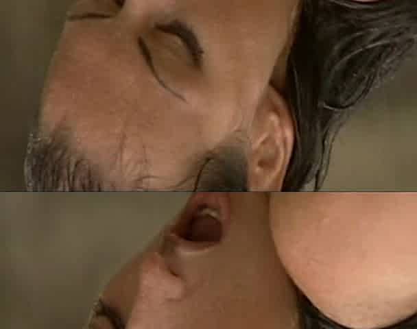 German Slut Got a Big Facial After Getting Fucked in Rain