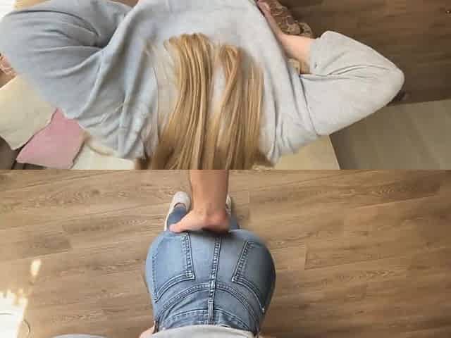 Screwed a ally's girlfriend after a walk. Cum in throat.