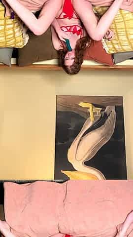 Delightful redhead uses toy to masturbate