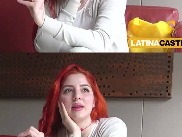Shy Redhead Lalin girl Gal Screwed Coarse By Large Penis During Interview!