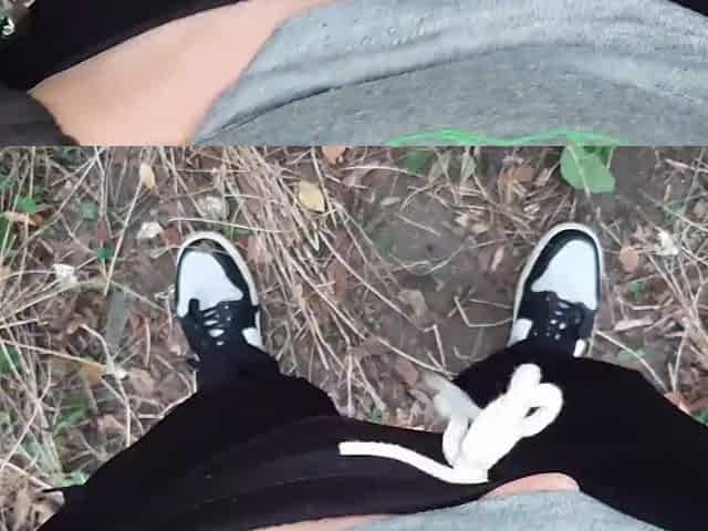 I stroke in a public park