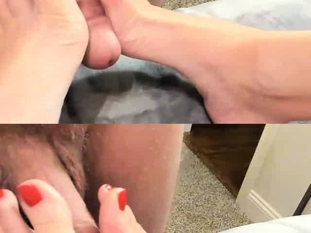 Big boobs milf masturbates with her dildo