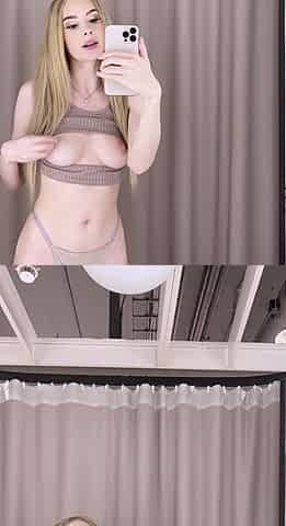 Tasty amateur blonde babe masturbating on web cam