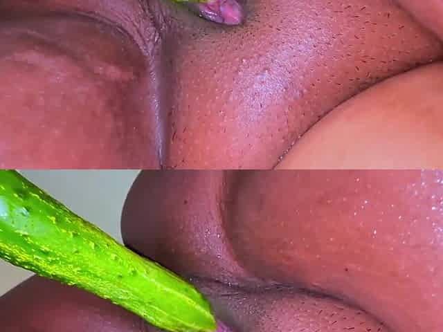 Hawt Single Angel puts cucumber in her vagina, That babe Crave A Boyfriend To Bang Her - Snatch Destroy Banging