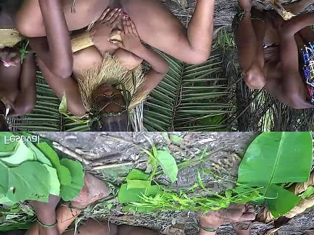 afro tribe beauties making medicine bare in the forest whilst i imagined screwing 'em right there