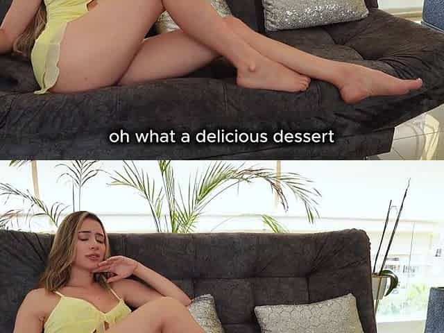 The Delivery Man Brings Me His Bewitching, Large Penis for Dessert