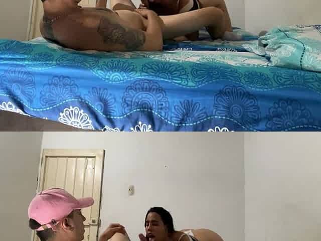Big Tattooed Mexican Gives Rich Blowjob and Sentons to Gringo Homemade Video