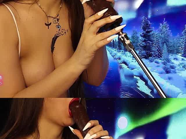 Golden-haired lengthy hair beauty oral job for large ebony jock