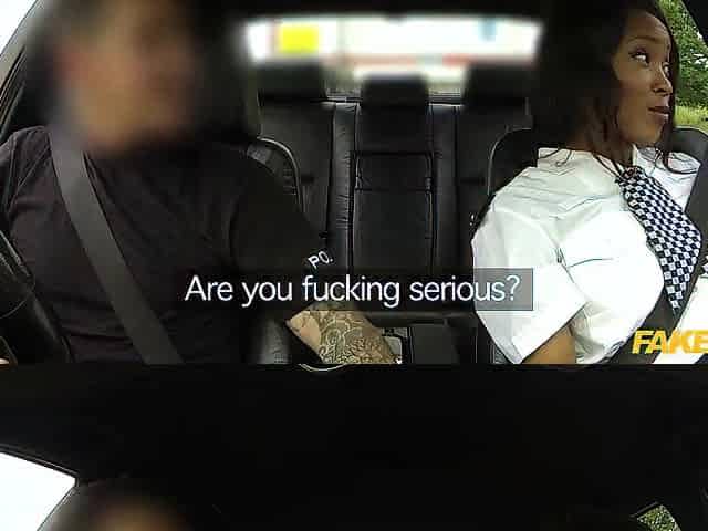 Interracial three-some with uniformed cop