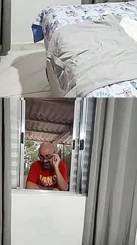 Prank with Blindfolded Wife...cuckold Calls Neighbor to Participate.