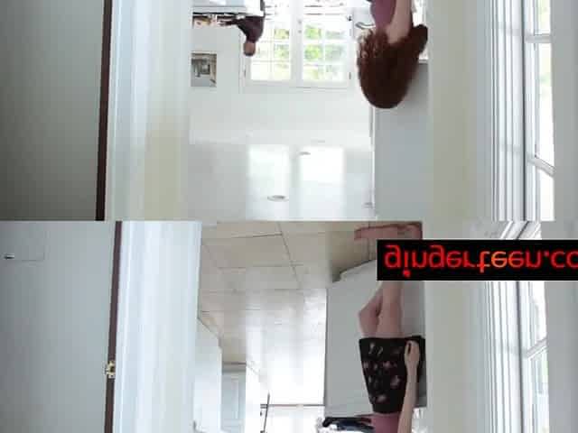 Redhead giving stepfather
