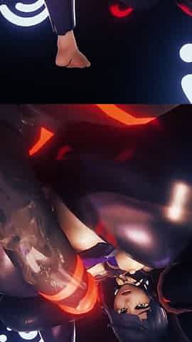 Yelan Gets Her Pussy Fucked Hard in Full Nelson by a Big Mitachurl Sloppy Sex Sounds Version