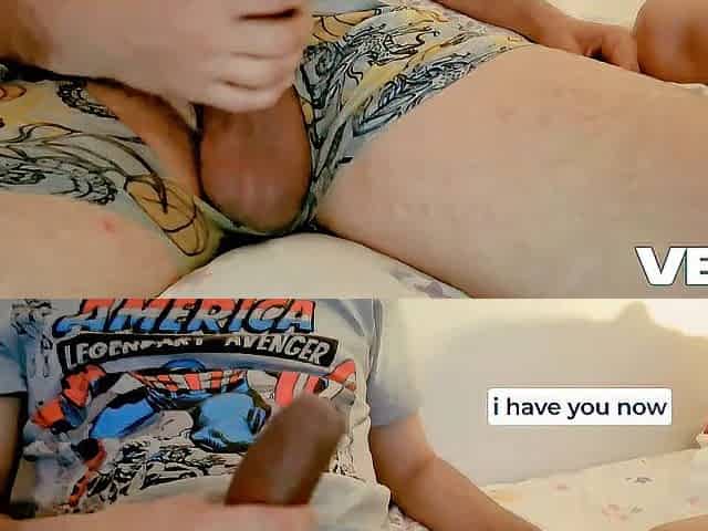 CAPTAIN AMERICA ORAL SEX Cosplay Role Play Sucking Giant Dick