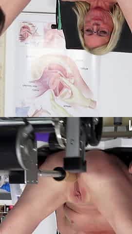 Doctor Stimulates Vagina of Sexy MILF Ellis to Huge Shaking Orgasm