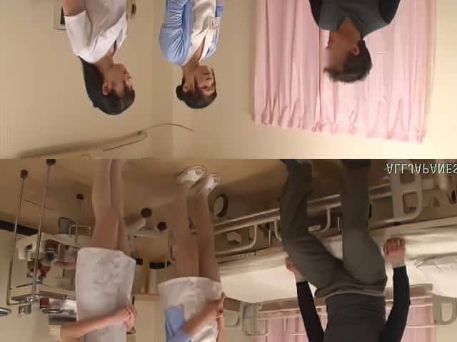 Nurses make the patient feel better by pleasing his cock