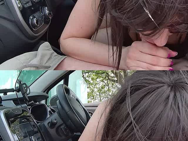 Wife Sucks Stranger in, Car First Dogging Ep 22224