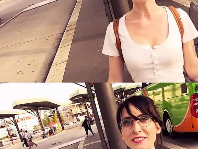 German Student teen public sex pick up EroCom Date POV
