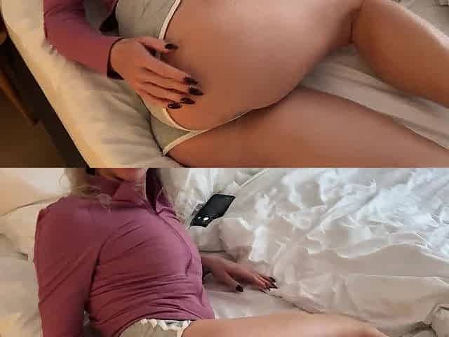 I caught my Stepsis watching Porn. I gave her my Dong instead