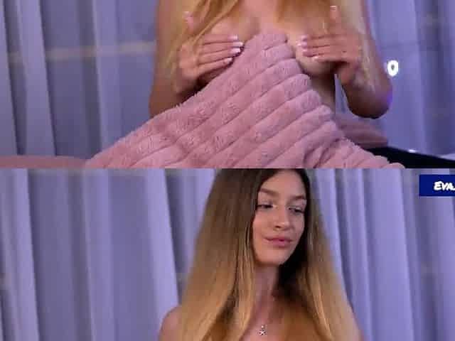 Large Titty Blond Eva Warenn three