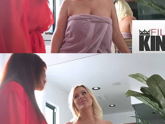 Blonde Stepmom And Her Redhead Milf Friend Suck & Ride Dick - Syren De Mer POV Threesome hardcore