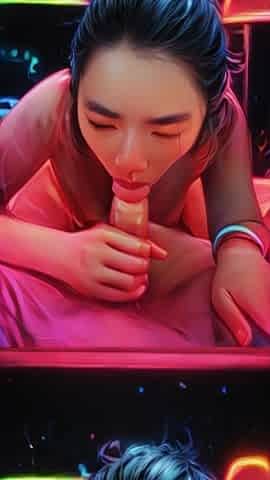 Real Life Anime GF Sucks Bwc - POV Blowjob with Oral Creampie