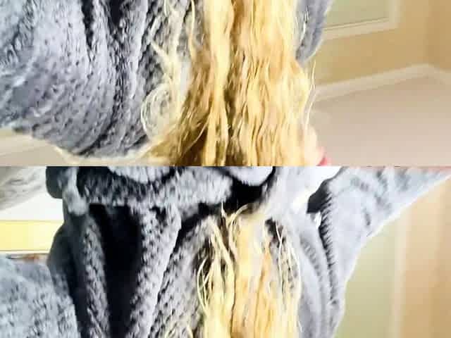 MILF blonde live toys webcam show in shower