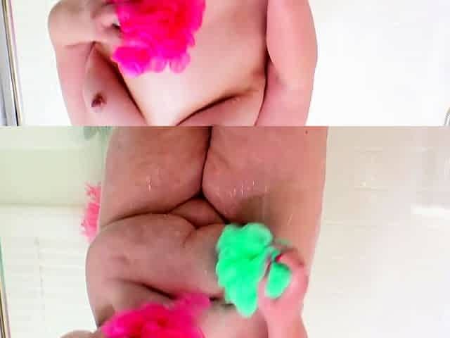 Shower Masturbation with BBW Curvy Mary