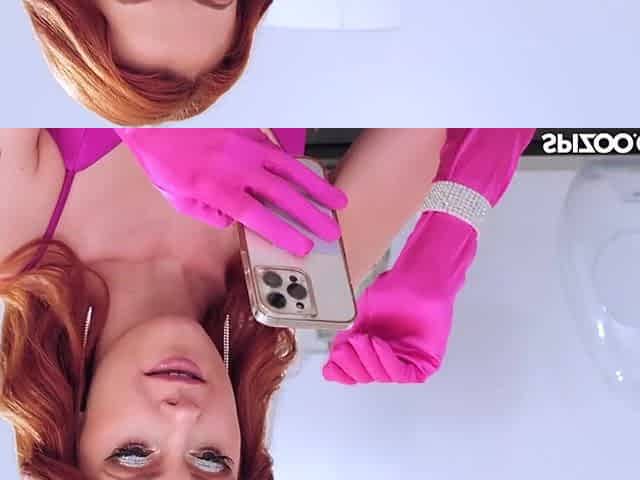 Impressive Man Smashes Redhead Cherry Candles Pink Twat