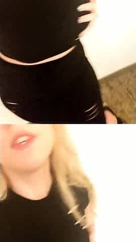 Dirty Blonde Mommy Big Boobs Smokes Masturbate