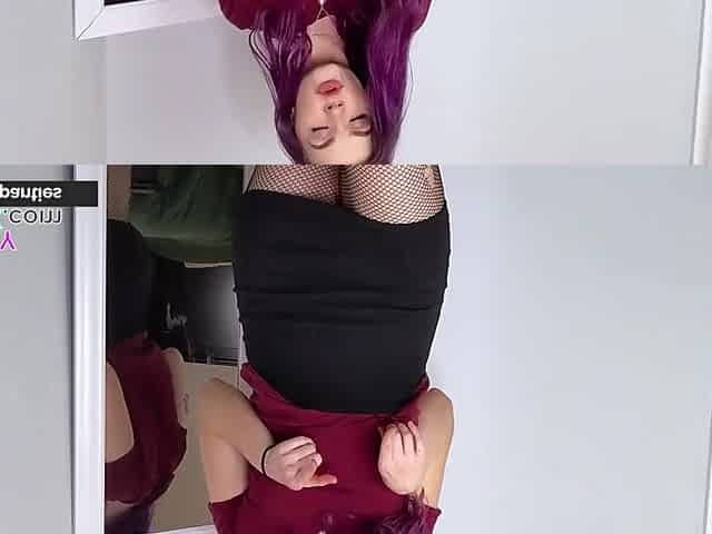 Drama Club Whore Acts Out A Scene For Her Fan In advance of Having An Intensive Climax - The Panty Bank