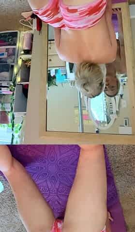 Blonde Teen Solo Masturbating On Webcam
