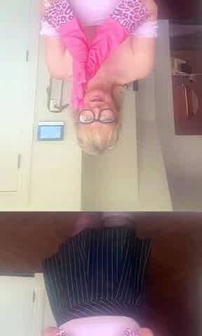 Big Boobed Blonde Masturbates With A Dildo In The Bathroom