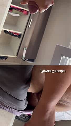 First Awakening at Cap D'agde! His Cock Is Huge, I Jerk It off