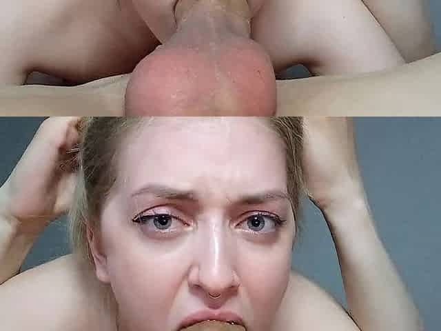 Didn't let me take his Weenie without my Throat until this guy Cum down my Mouth