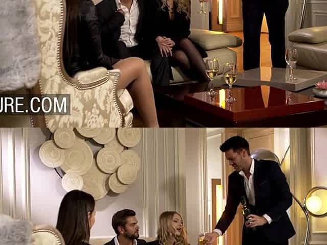 Julie Skyhigh and Lucy Heart give a decision to have a foursome