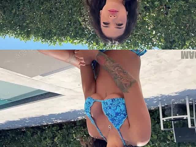 Small Lalin girl Neighbour Gets Caught Tanning in JMac's Pool and Gets Drilled and Folded by Him - Alice Thunder -