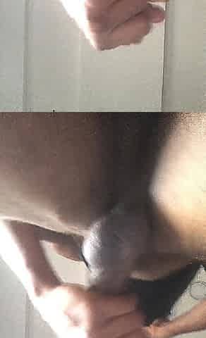 SHLONG FLASH - ASMR HUNK GROANING & Wanking LUBED WEENIE Like Snatch